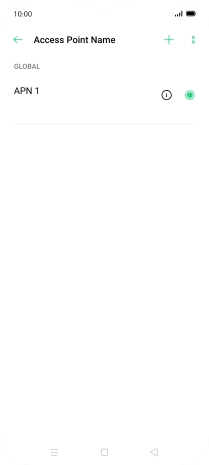 Press the add icon.