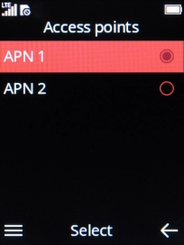 Select the data connection to activate it. Select the data connection to activate it.