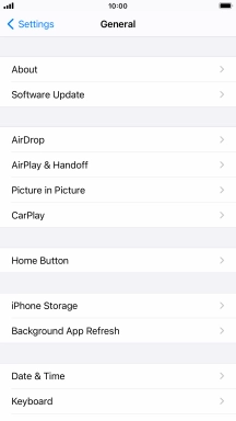Press Software Update. If a new software version is available, it's displayed. Follow the instructions on the screen to update the phone software.