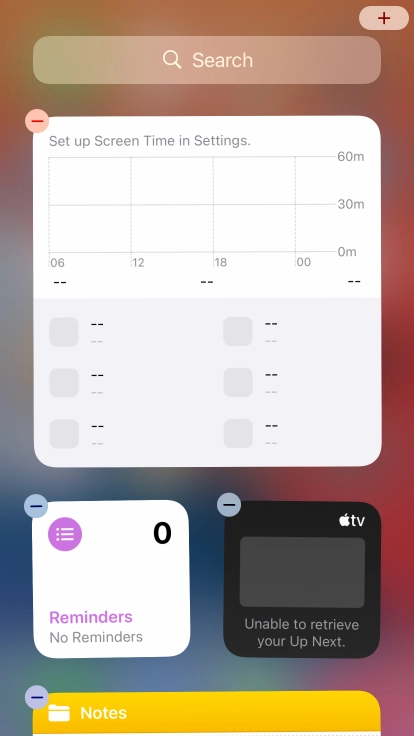 Press the add icon.