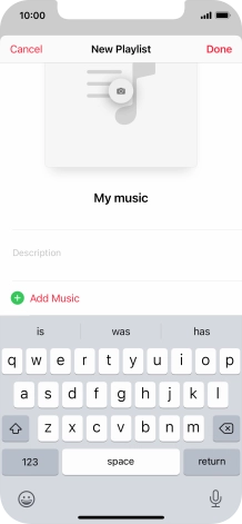 Press Add Music.