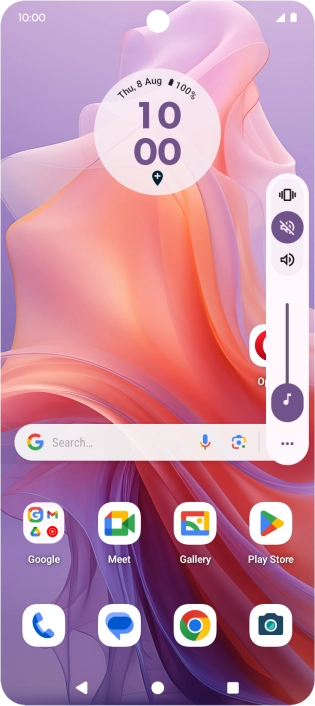 Press the required setting to turn off silent mode.
