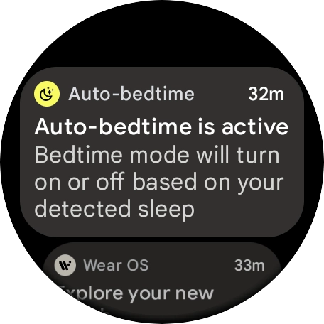 Press the required notification to open it.