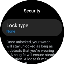 Press Lock type.
