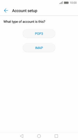 Press IMAP.