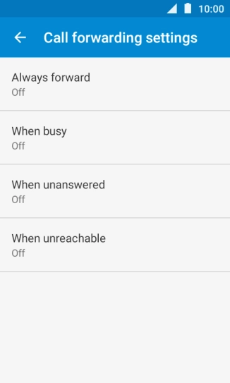 Press the Home key to return to the home screen.