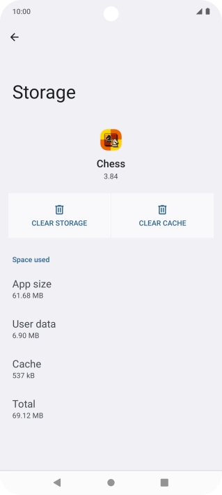 Press CLEAR CACHE.