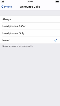 Press Always to turn on the function when silent mode is turned off.