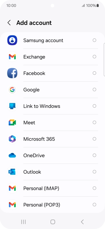Press Google.