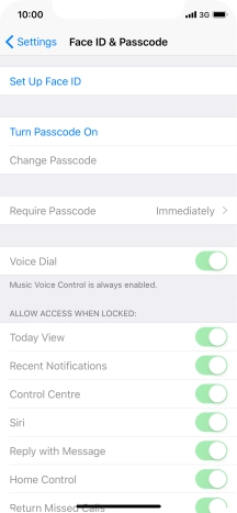 Press Set Up Face ID. Press Set Up Face ID.