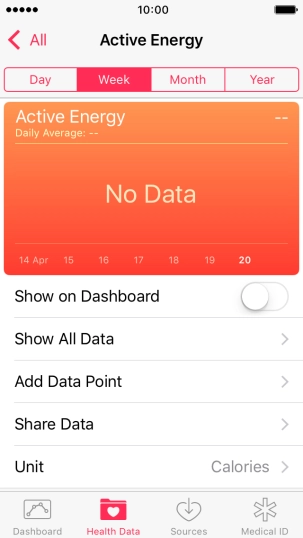 Press Add Data Point and follow the instructions on the screen to key in the required information.