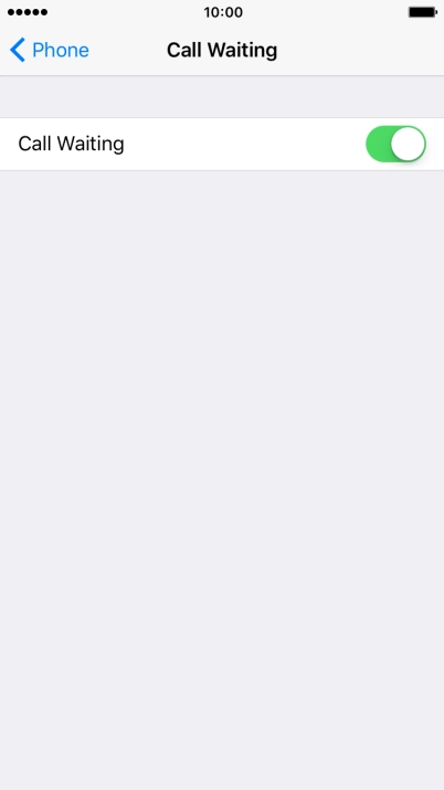 Press the indicator to turn the function on or off.