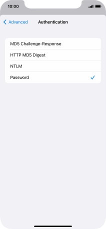 Press Password.
