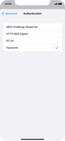 Press Password.