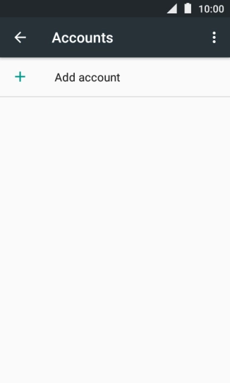 Press Add account. Press Add account.