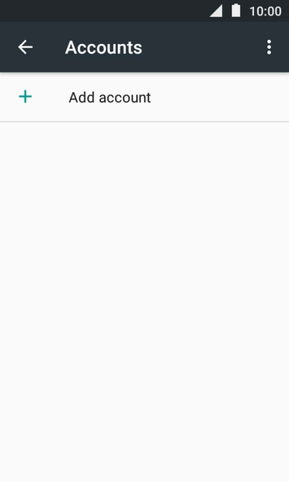 Press Add account. Press Add account.