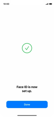Press Done. If you haven't previously selected a phone lock code, key in a code of your own choice twice. Press Done. If you haven't previously selected a phone lock code, key in a code of your own choice twice.