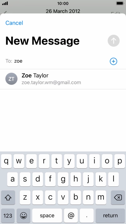 Press the required contact.