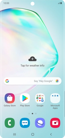 Slide two fingers downwards starting from the top of the screen. Slide two fingers downwards starting from the top of the screen.