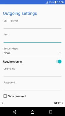 Press the drop down list below 
