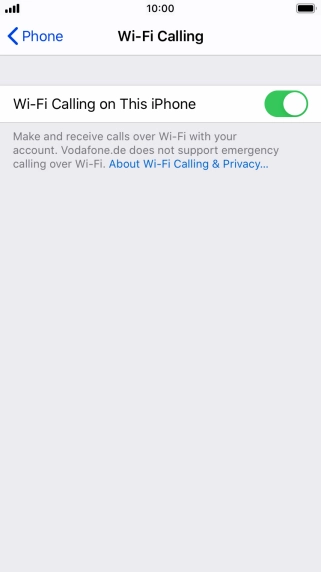 Press the Home key to return to the home screen.
