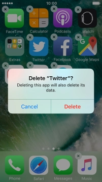 Press Delete. Press Delete.