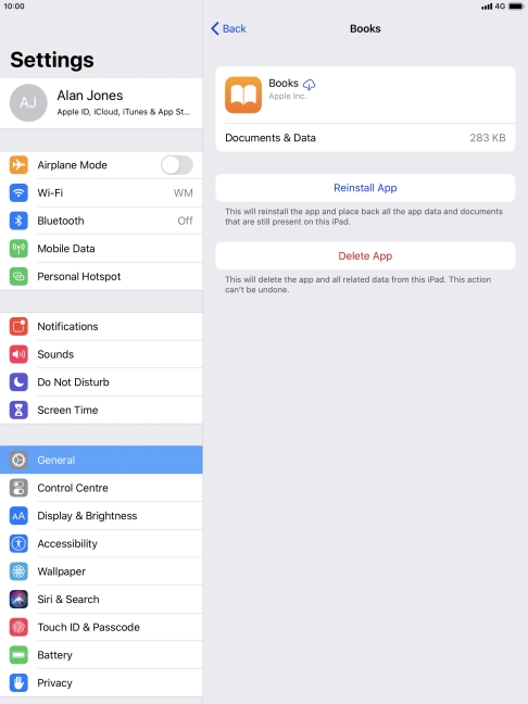 Press the Home key to return to the home screen.