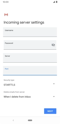 Press the drop down list below 
