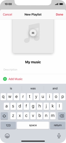 Press Add Music.