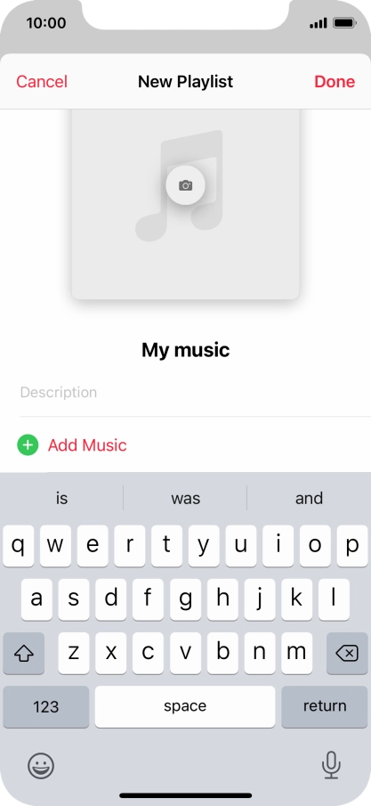 Press Add Music.