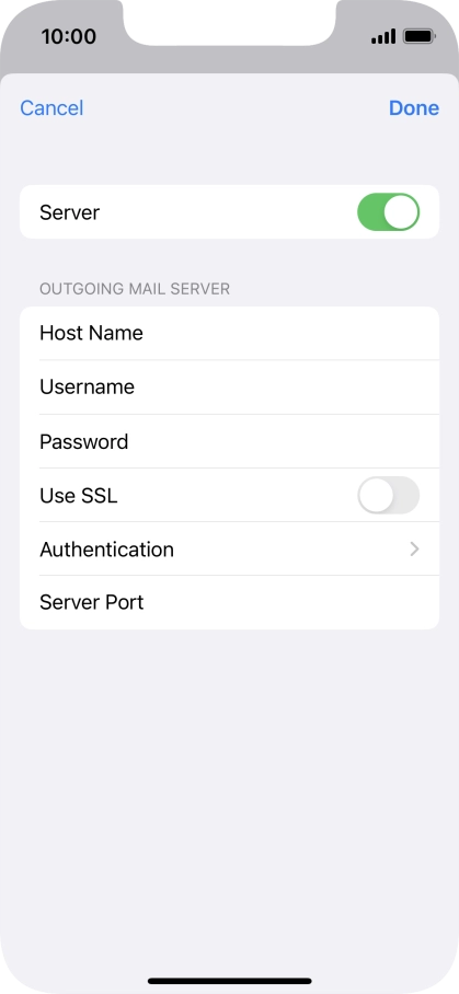Press Authentication.
