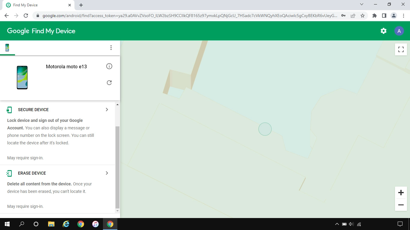 Click ERASE DEVICE and follow the instructions on the screen to delete all phone content. Please note that you will no longer be able to use Find My Device when you've deleted all phone content.
