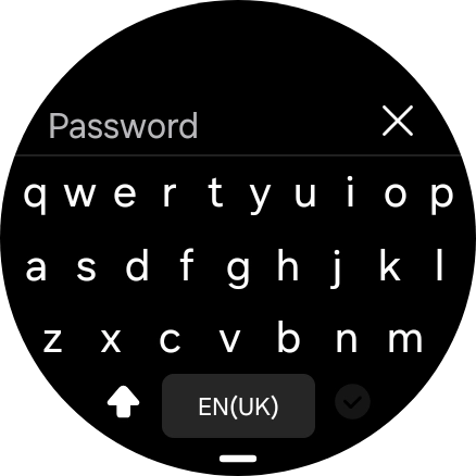 Press Password.