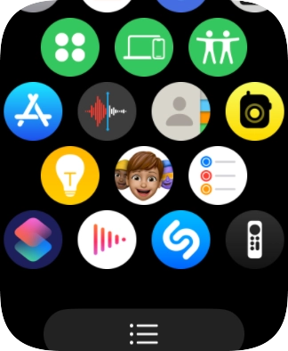 Press the Digital Crown to return to the home screen. Press the Digital Crown to return to the home screen.