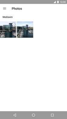 Press and hold the required picture or video clip. Press and hold the required picture or video clip.