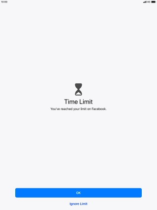 Press Ignore Limit. Press Ignore Limit.