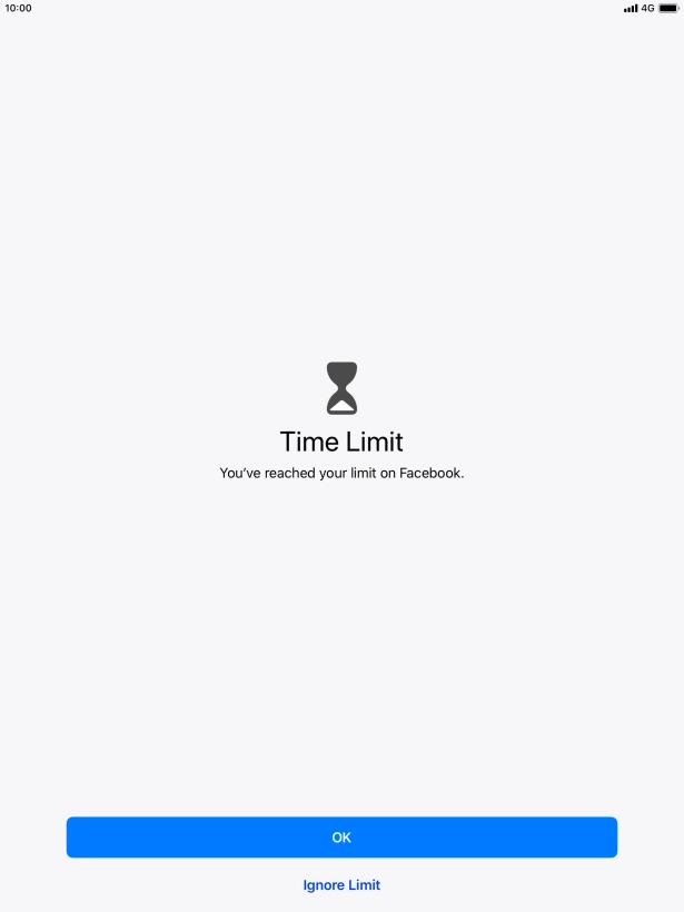 Press Ignore Limit. Press Ignore Limit.