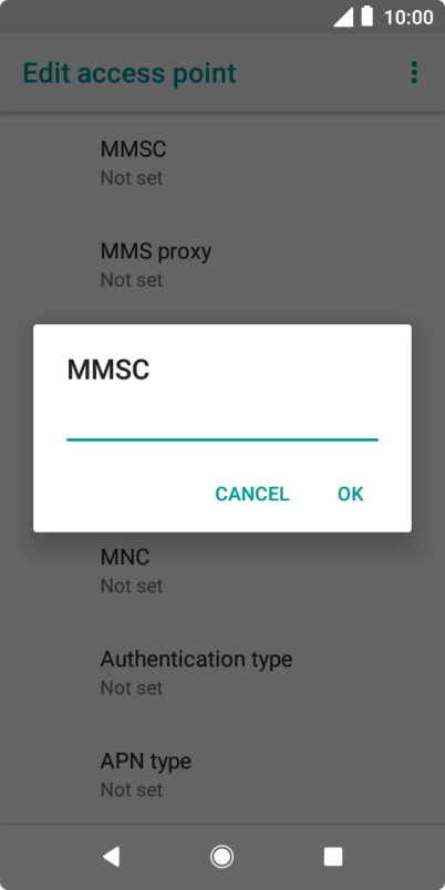 Key in http://pxt.vodafone.net.au/pxtsend and press OK.
