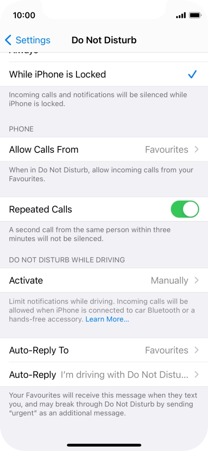 Press the indicator next to Press the indicator next to