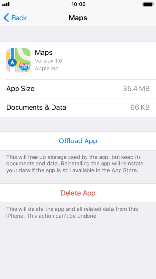 Press Offload App.