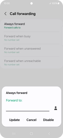 Press Disable.