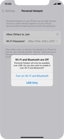 If Wi-Fi is turned off, press Turn on Wi-Fi and Bluetooth. If Wi-Fi is turned off, press Turn on Wi-Fi and Bluetooth.