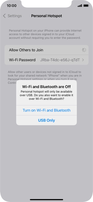 If Wi-Fi is turned off, press Turn on Wi-Fi and Bluetooth. If Wi-Fi is turned off, press Turn on Wi-Fi and Bluetooth.
