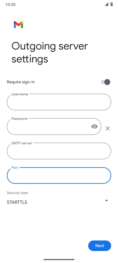 Press the drop down list below 