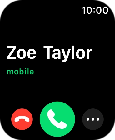 Press the Digital Crown when you get a call. Press the Digital Crown when you get a call.