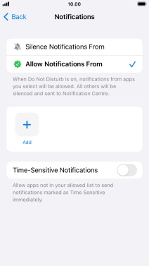 Press the indicator next to Press the indicator next to