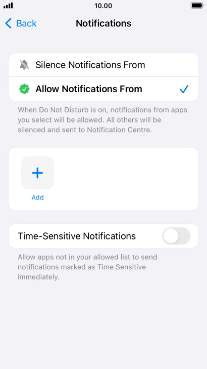Press the indicator next to Press the indicator next to