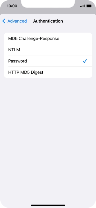 Press Password.