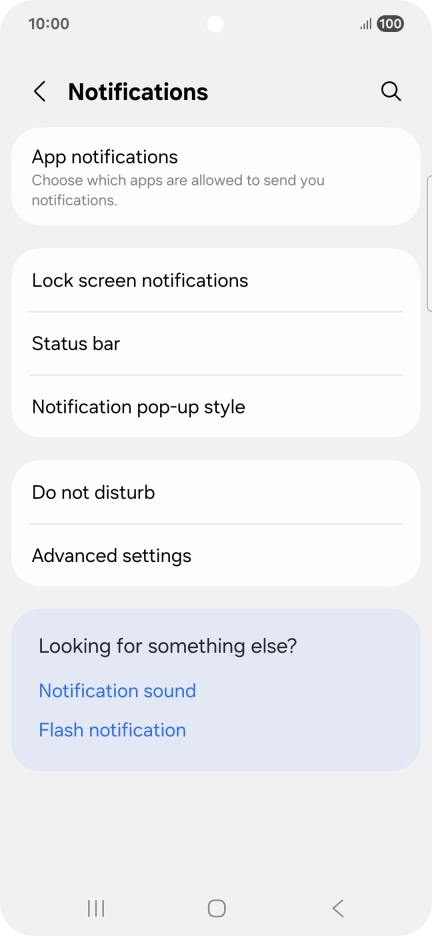 Press App notifications. Press App notifications.
