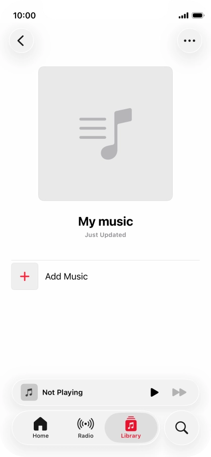 Press Add Music.